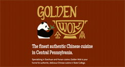 Desktop Screenshot of goldenwok.com